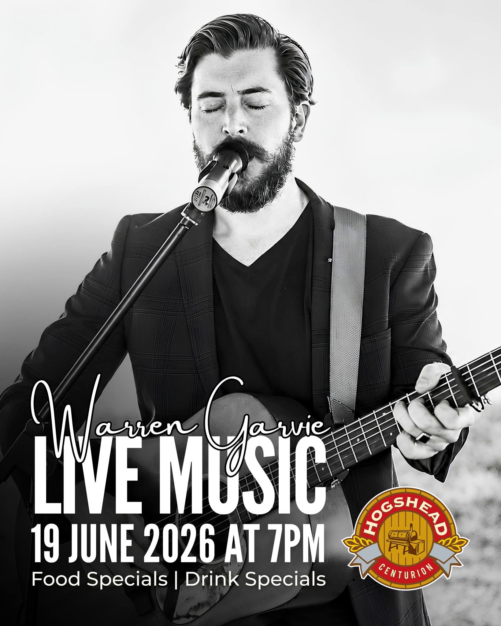 Warren Garvie @ Hogshead Centurion 19 Jun