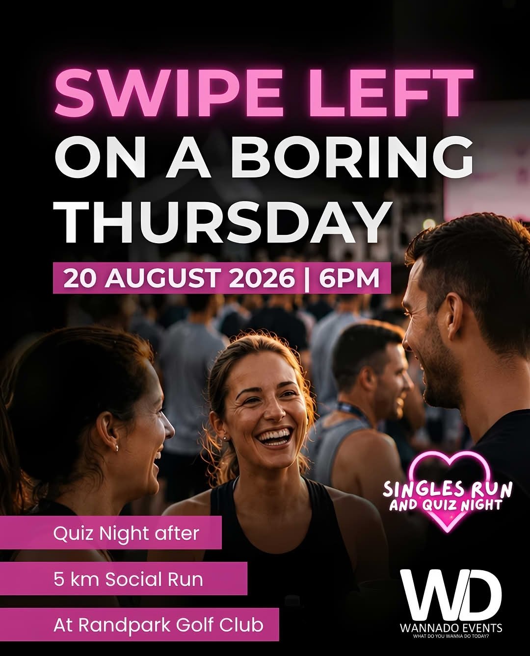 Singles Run - Wannado Events @ Randpark Golf Club 20 Aug