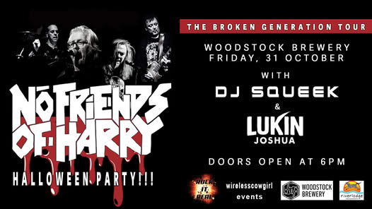 No Friends Of Harry LIVE - Halloween Party! Woodstock Brewery - Image 1