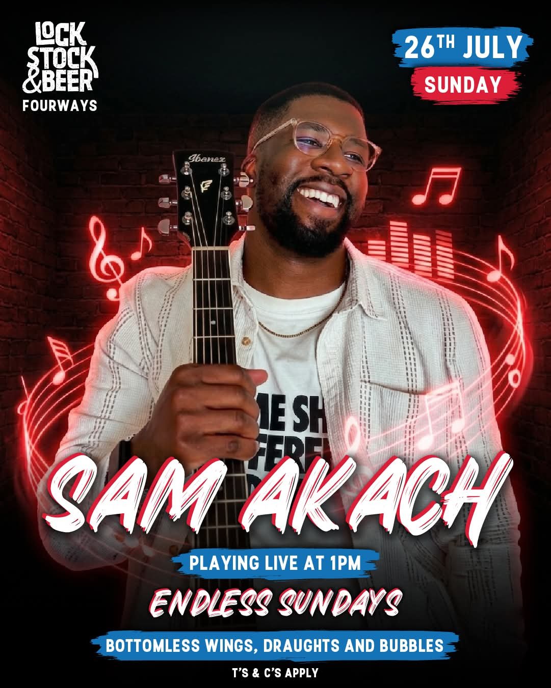 Sam Akach @ Lock Stock Beer Fourways 26 Jul