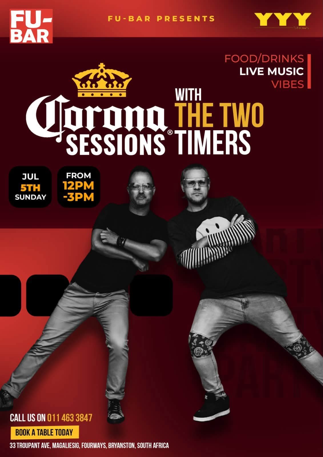 The Two Timers @ Fu-Bar · Sandton 5 Jul