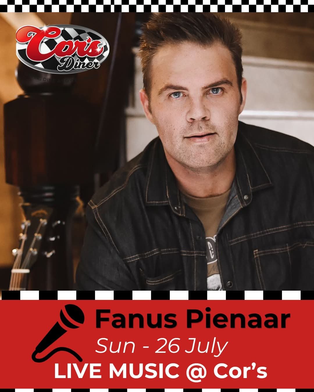 Fanus Pienaar @ Cor's Diner 26 Jul