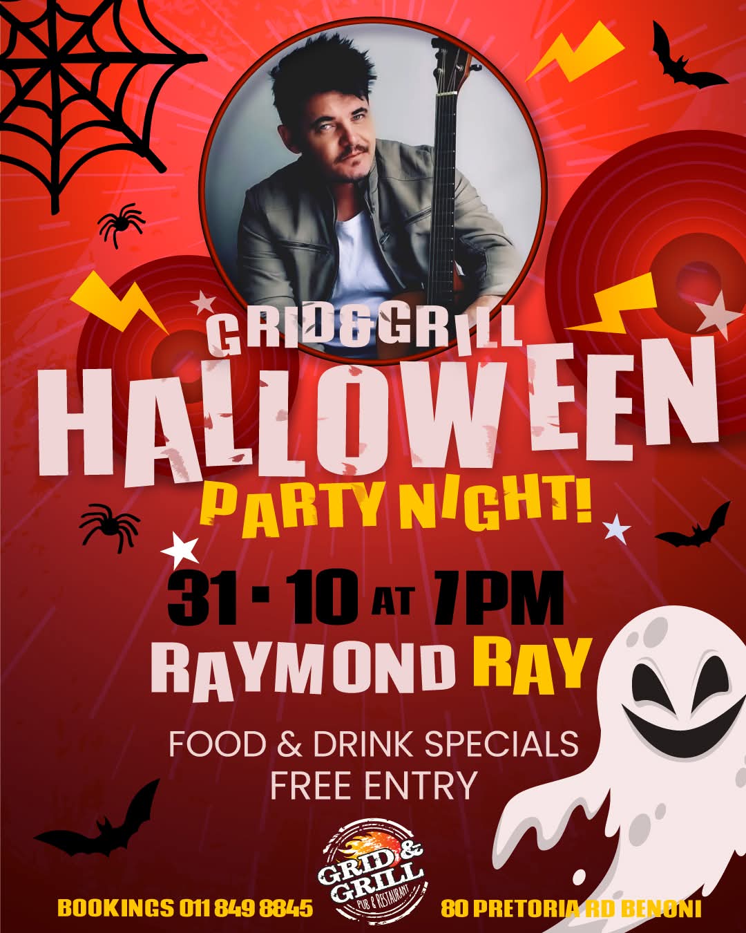 Raymond Ray @ Grid & Grill Benoni 31 Oct