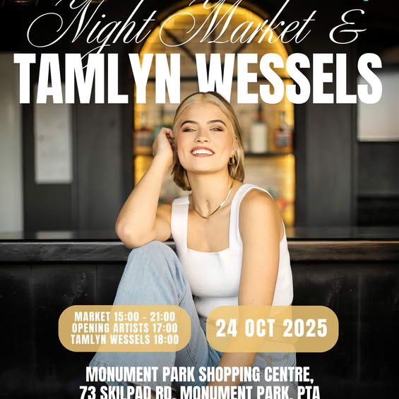 Tamlyn Wessels @ Monument Park Shopping Centre's night market 24 Oct - Image 1