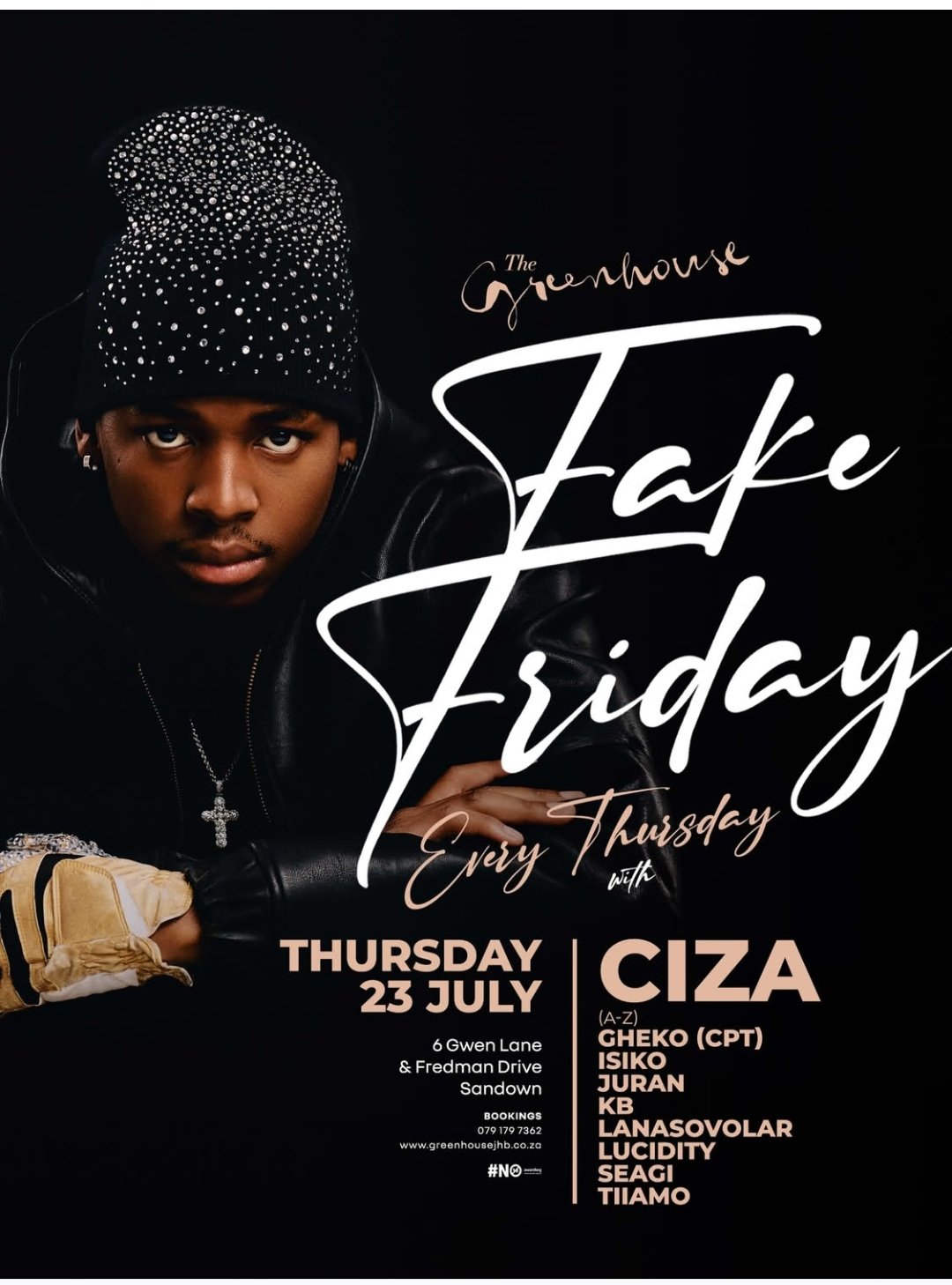 CIZA @ The Greenhouse Sandton · Sandown 23 Jul