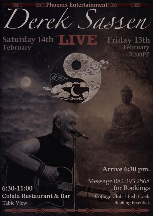 Derek Sassen @ Colala Bar 13 & 14 Feb