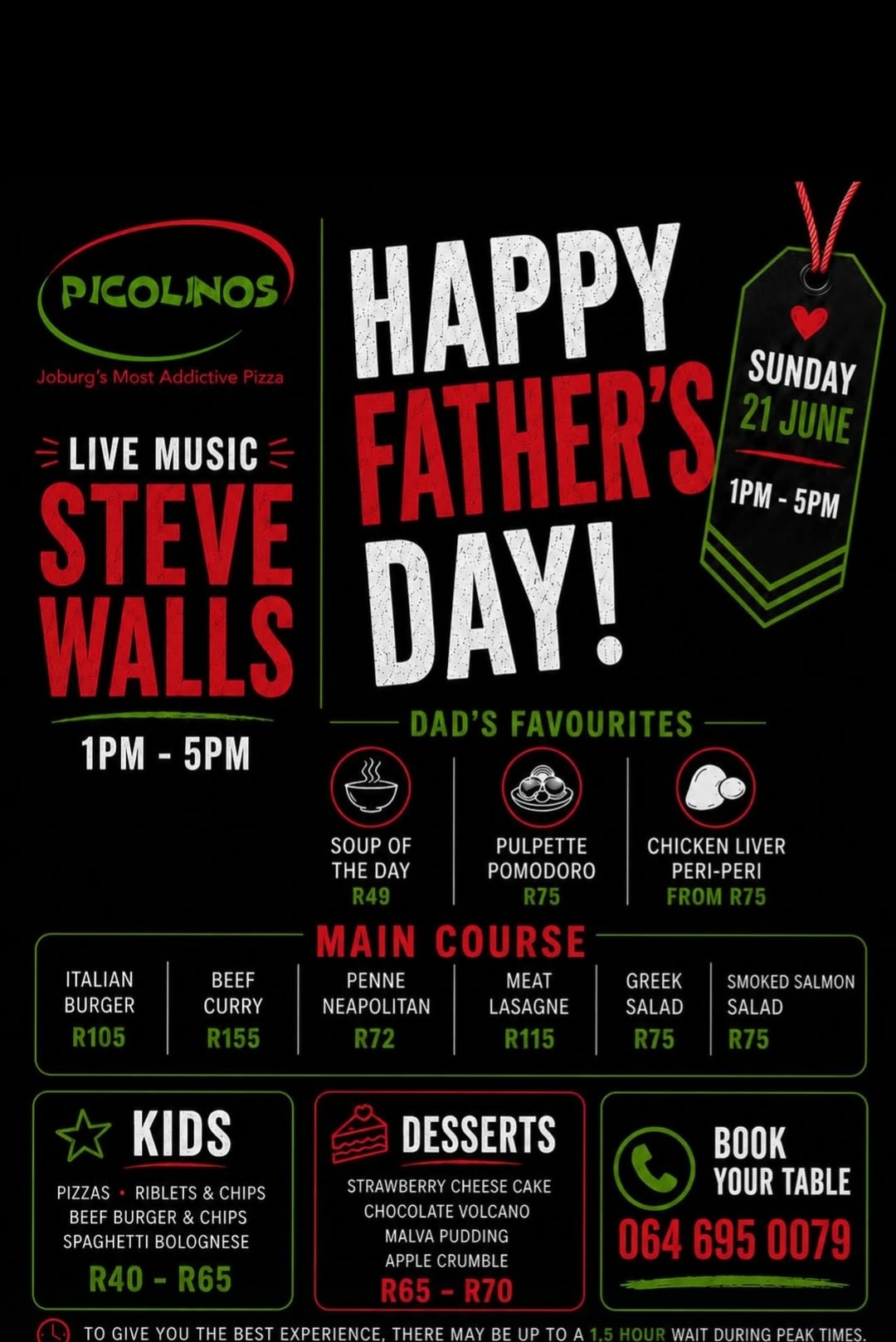 Steve Walls @ Picolino's 21 Jun