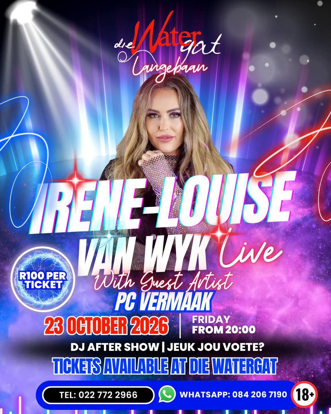 Irene-Louise Van Wyk @ Die Watergat Langebaan 23 Oct