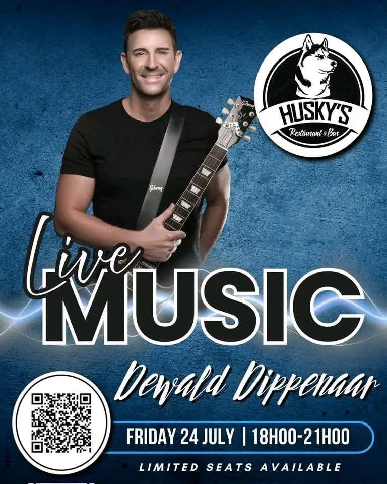 Dewald Dippenaar @ Husky's Restaurant & Bar 24 Jul