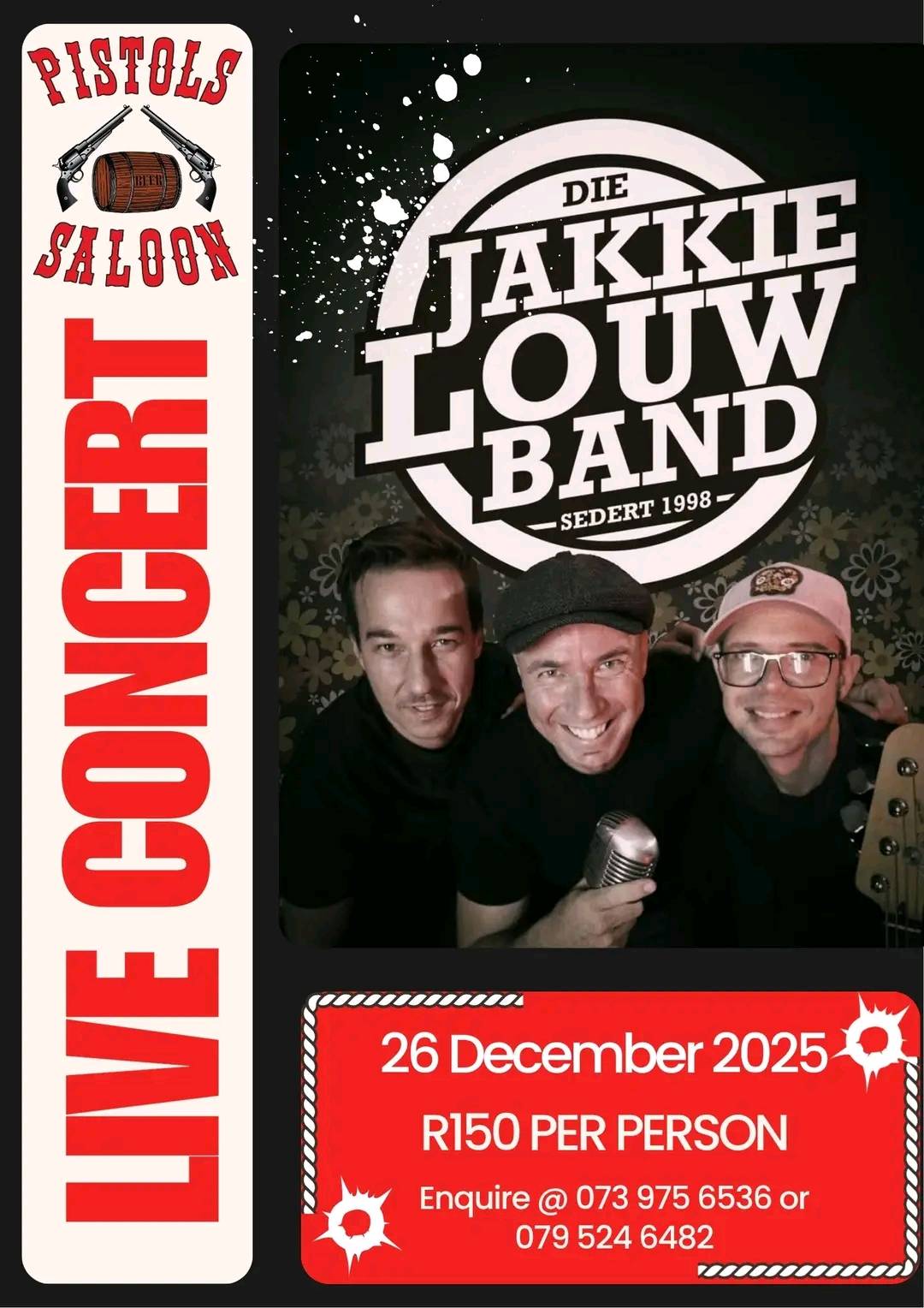 Jakkie Louw & Band @ Pistols Saloon, Ramsgate 26 Dec - Image 1