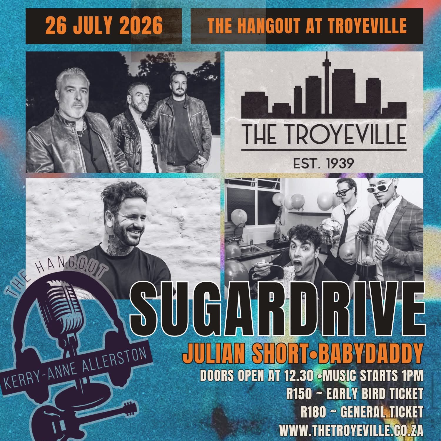 SugarDrive @ The Hangout at The Troyeville Hotel · Johannesburg 26 Jul