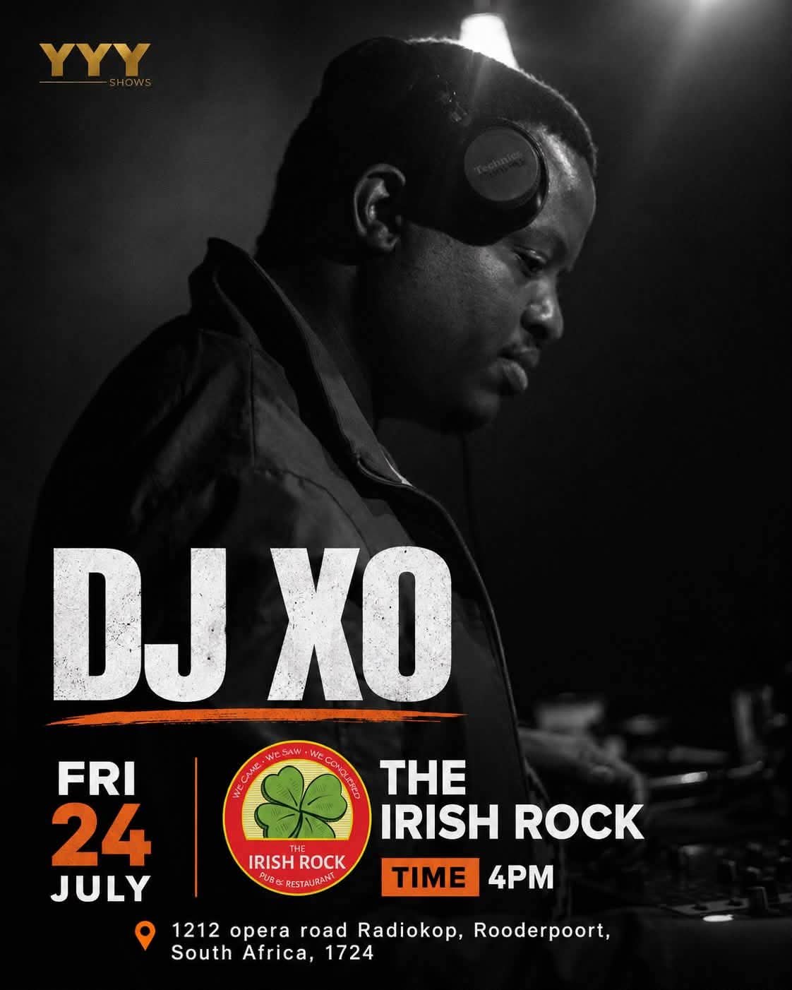 DJ XO @ The Irish Rock Little Falls · Roodepoort 24 Jul