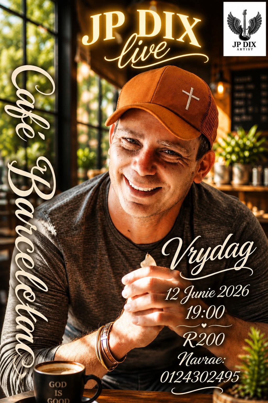 JP DIX live @ Cafe Barcelona 12 June 7pm