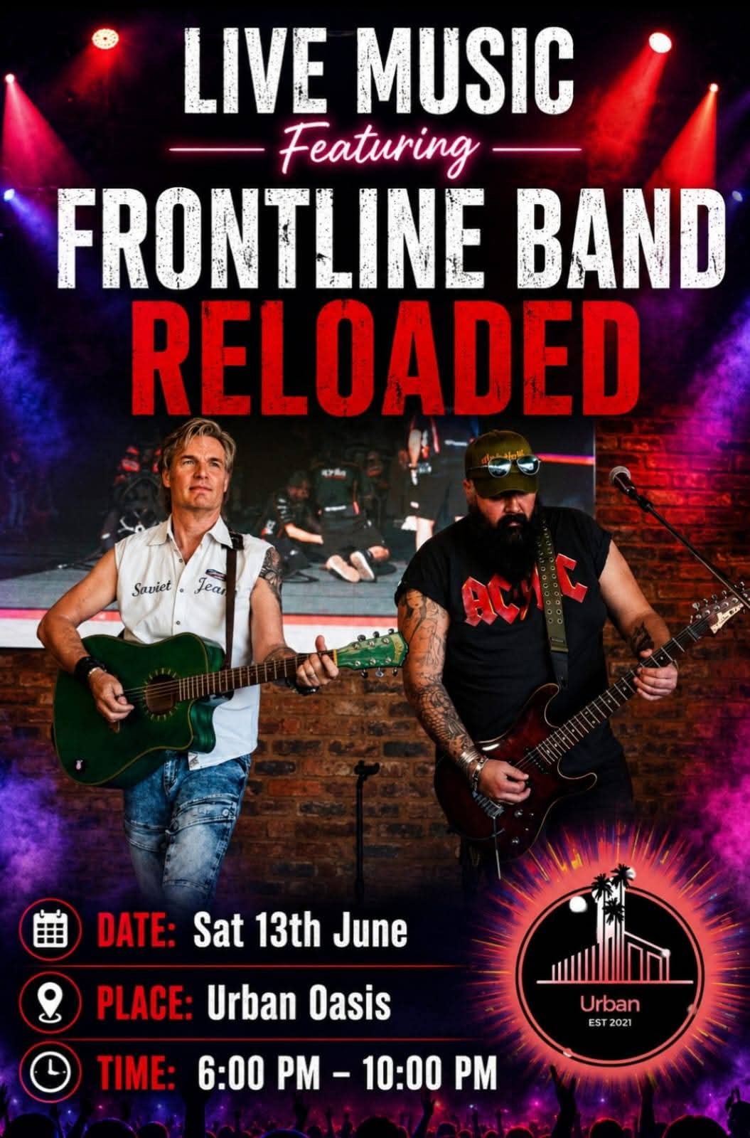 FRONTLINE BAND @ Urban Oasis 13 June