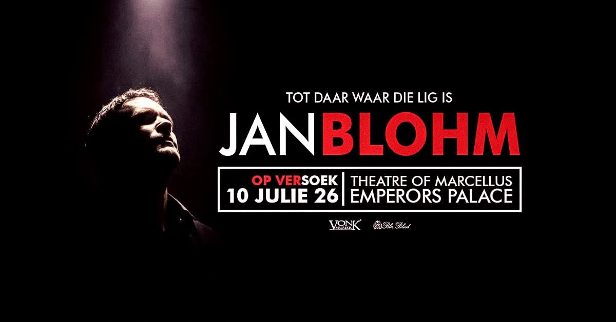Jan Blohm @ Theatre of Marcellus Emperors Palace · 1620 10 Jul