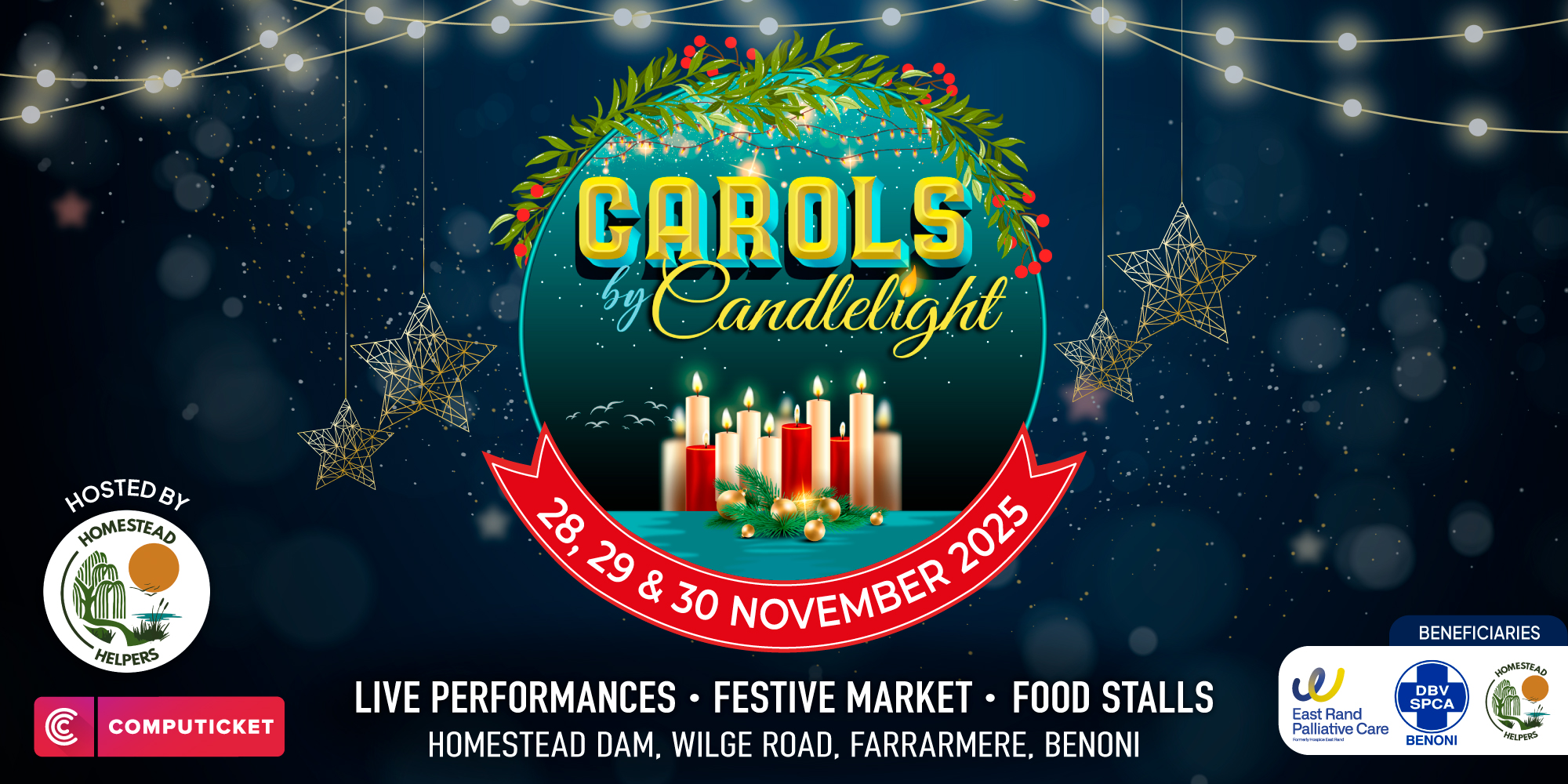 Matthew Mole in Carols by Candlelight @ Homestead Lake, Benoni 28-30 Nov - Image 1