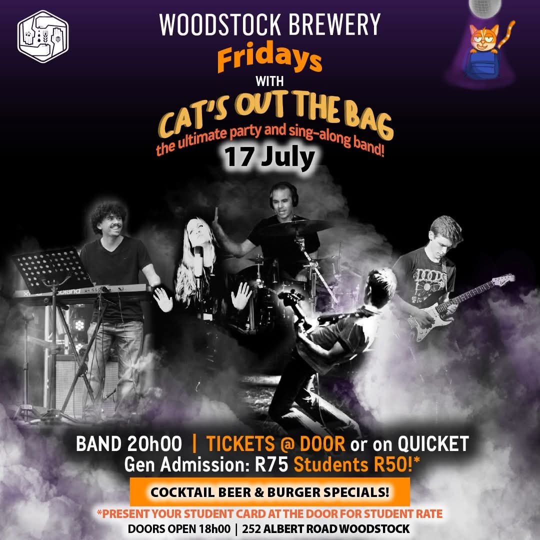 Cat's Out The Bag @ Woodstock Brewery 17 Jul
