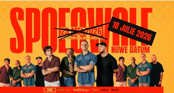 Spoegwolf @ The Daisy Jones Bar, Stellenbosch · Stellenbosch 18 Jul