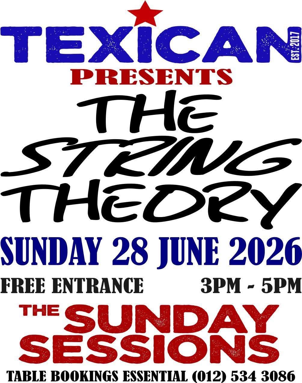 String Theory Band @ Texican Willows, Pretoria 28 Jun