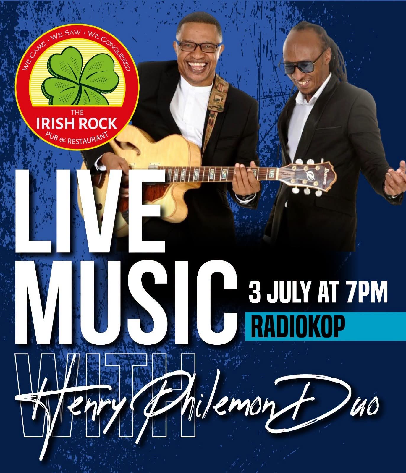 Henry Philemon @ Irish Rock Radiokop 3 Jul