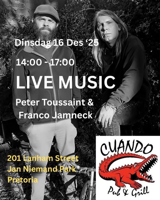Peter Toussaint @ Cuando Pub 16 Dec