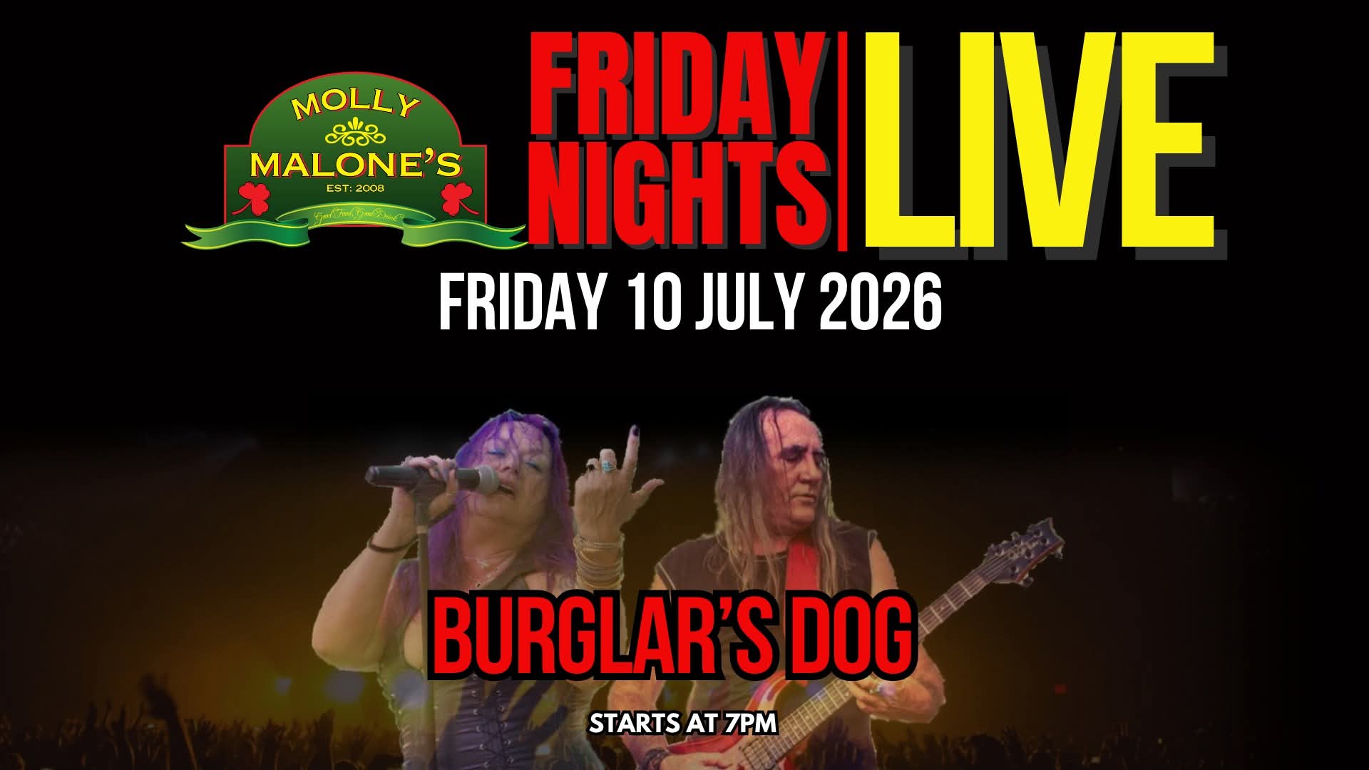 Burglar's Dog @ Molly Malone's 10 Jul