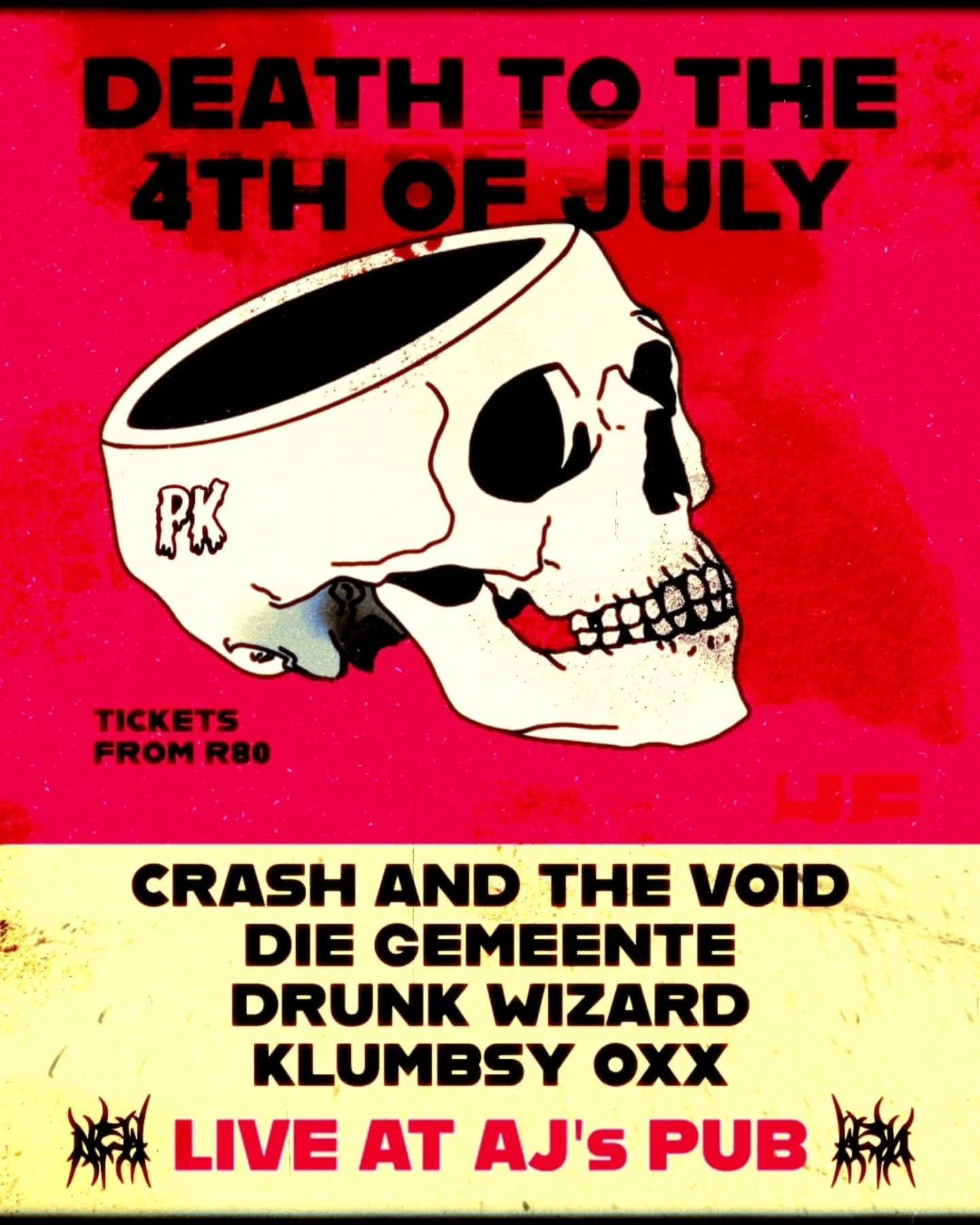 Crash and the Void @ AJ's Pub · Roodepoort 4 Jul