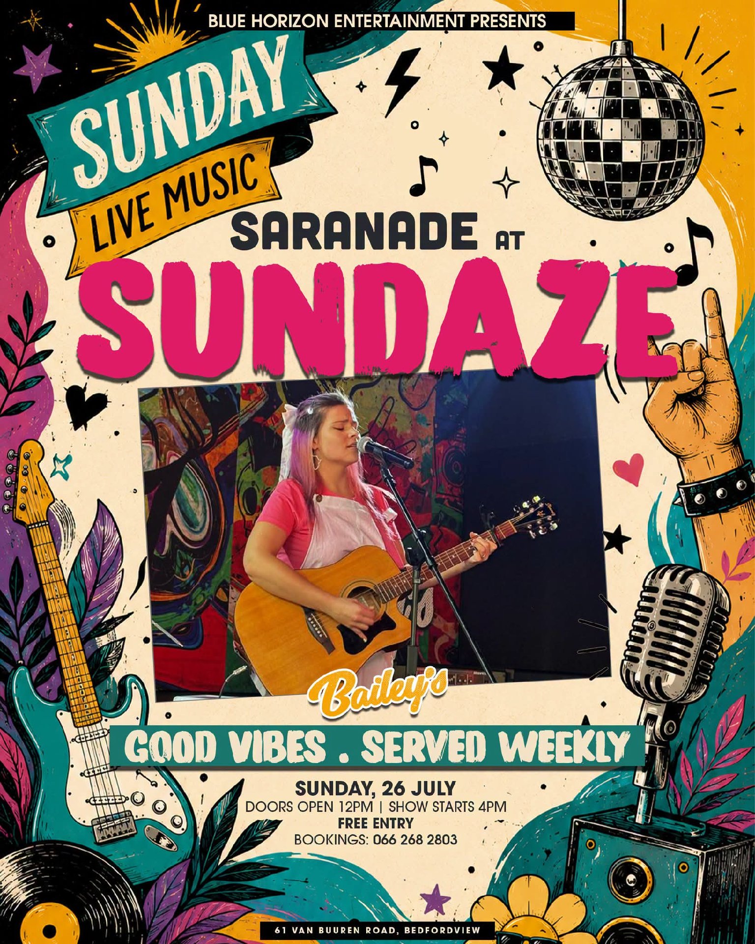 Saranade @ Bailey's 26 Jul