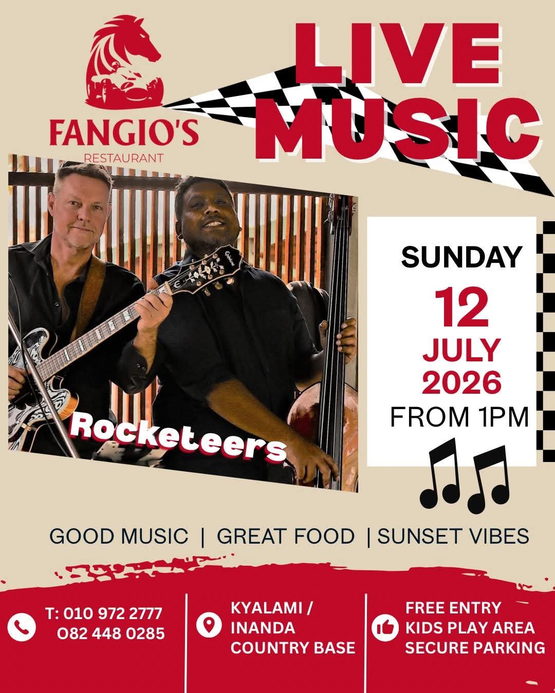 Rocketeers @ Fangios 12 Jul
