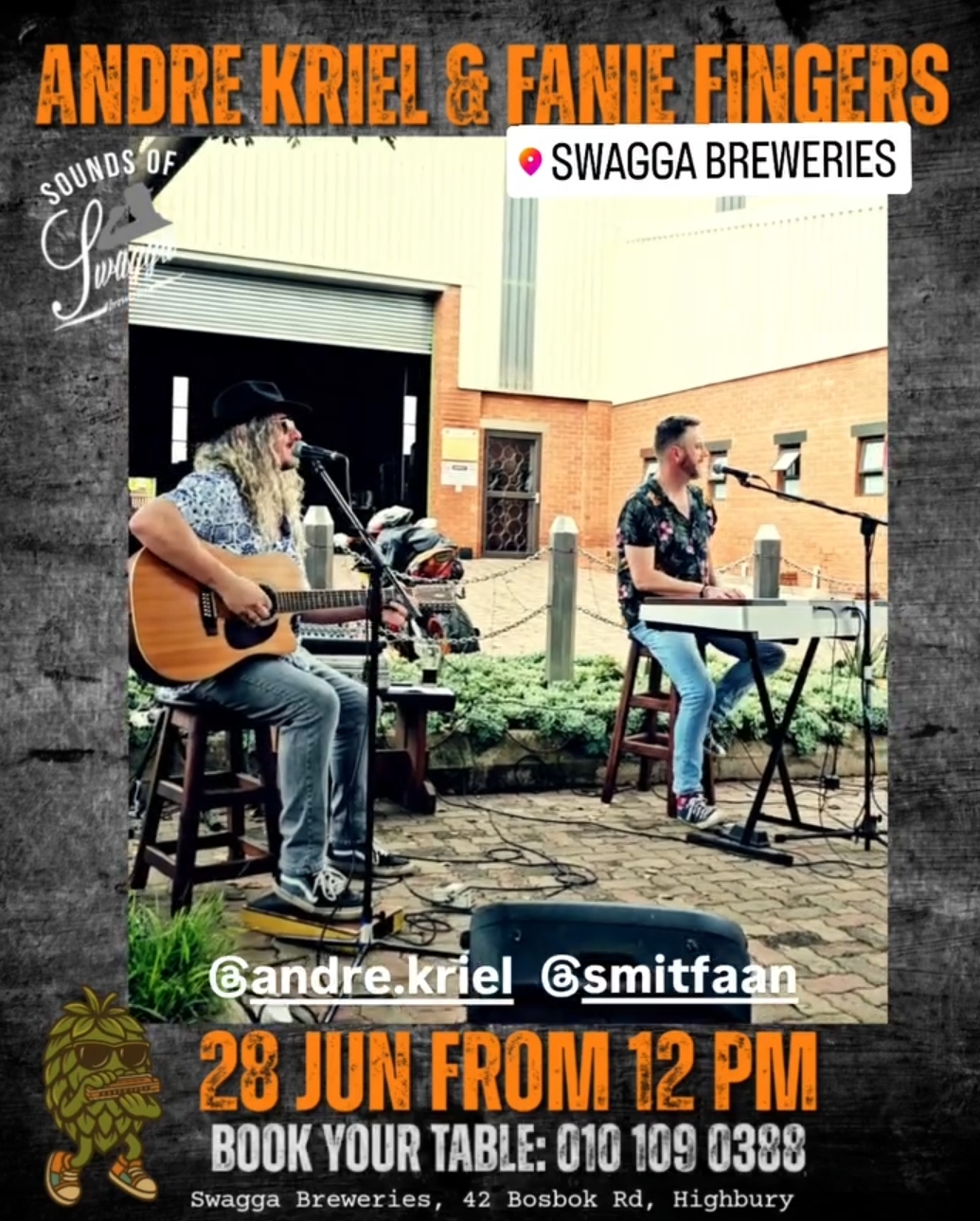 Andre Kriel @ Swagga Breweries, Meyerton · Meyerton 28 Jun