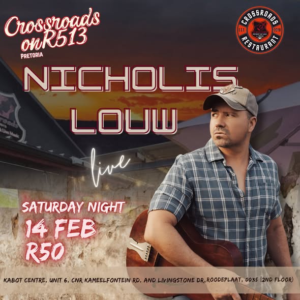 Nicholis Louw @ Crossroads on R513 on 14 Feb