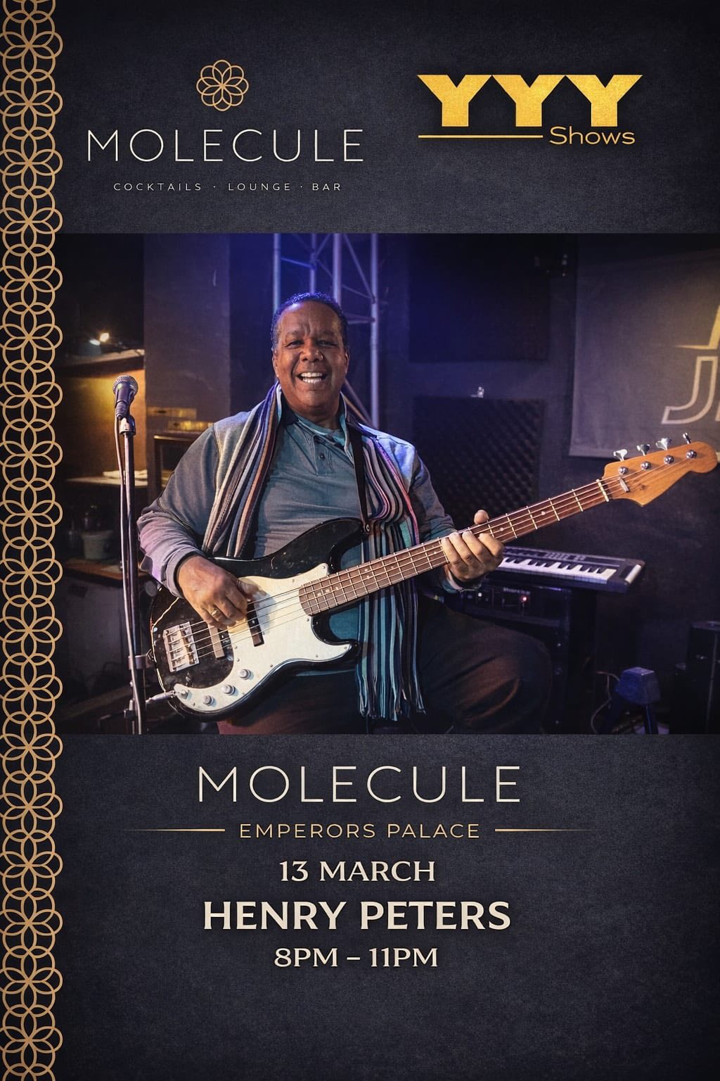 Henry Peters @ Molecule Lounge 13 March 20:00