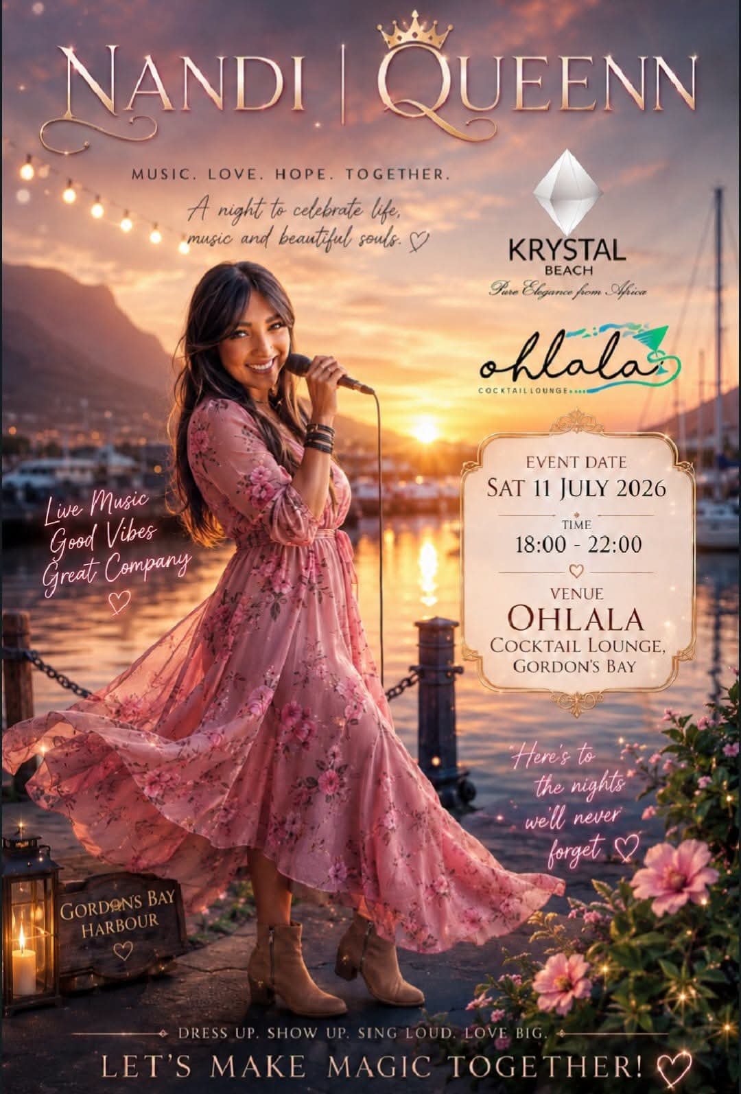 Nandi Queenn @ Ohlala Cocktail Lounge, Gordons Bay 11 Jul