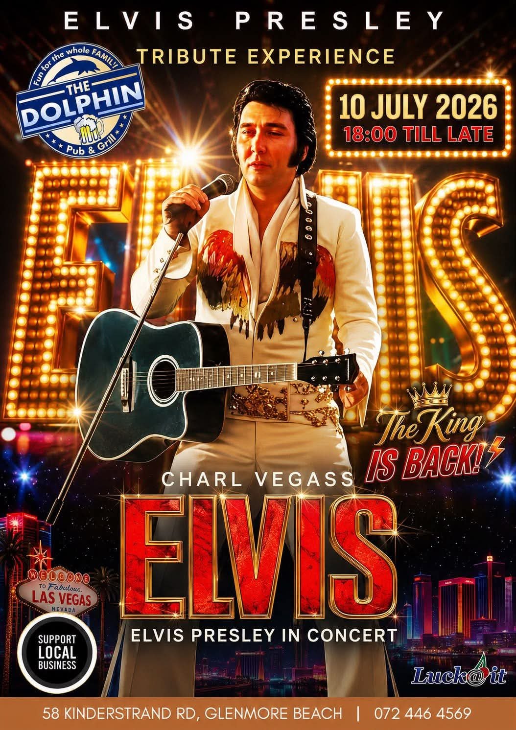 Charl Vegass @ DOLPHIN PUB & GRILL · Munster 10 Jul