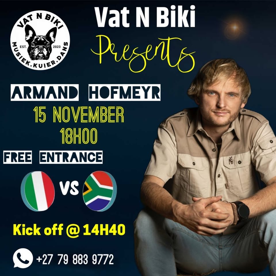Armand Hofmeyr @ Vat n Biki 15 Nov - Image 1