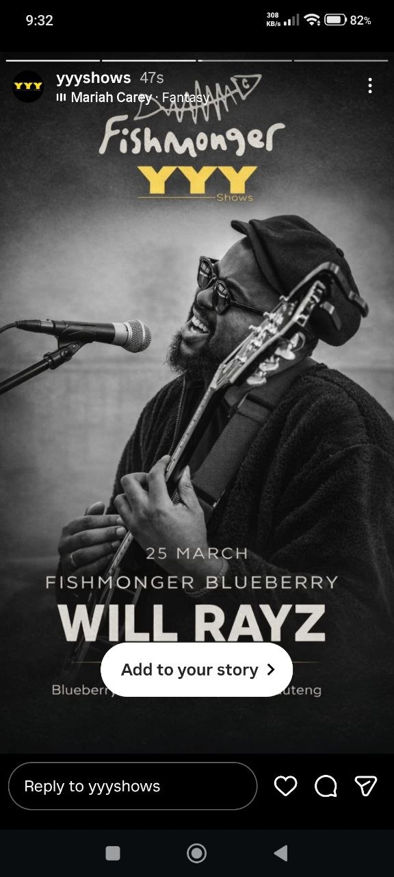 Will Rayz @ Fishmonger Blueberry Square, 25 March 2026