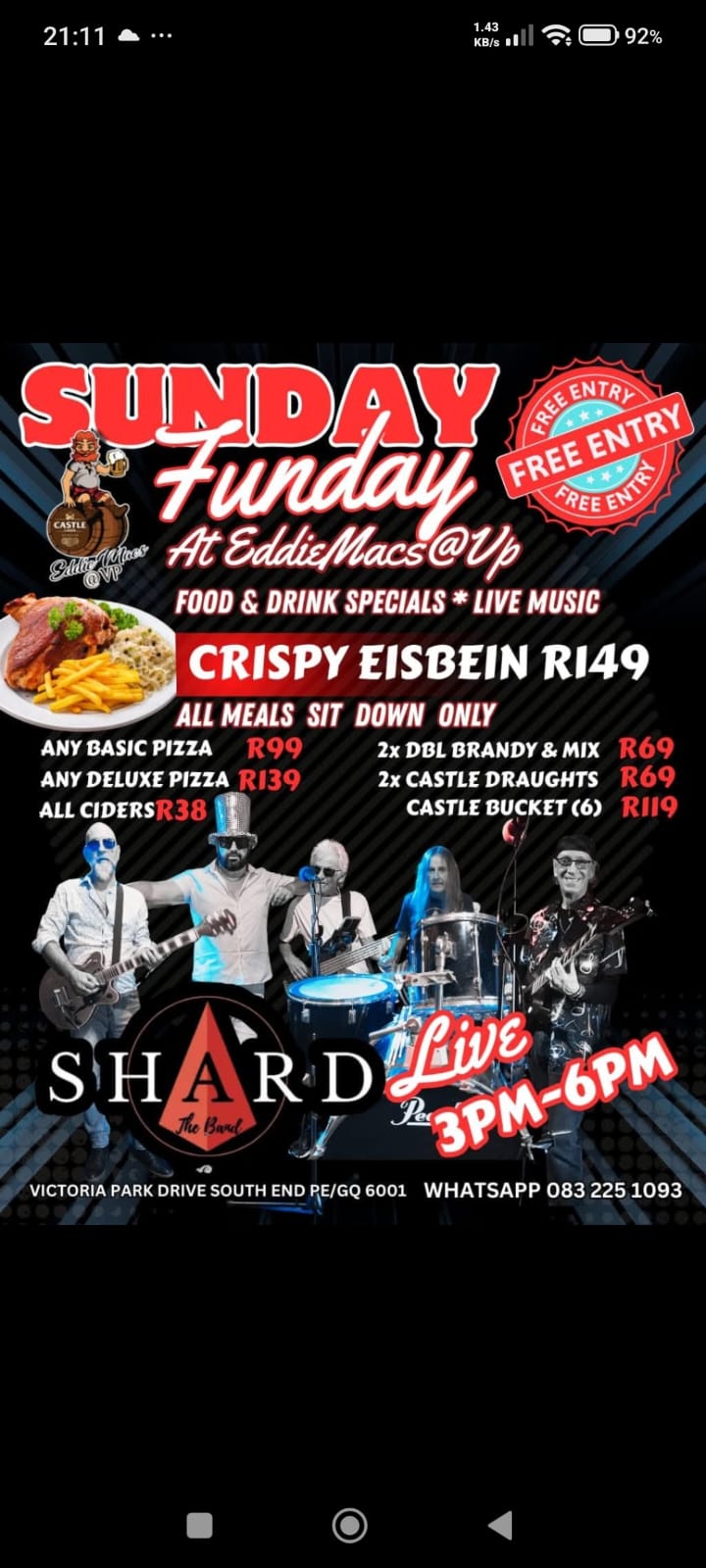 Eddie Mac @ Eddie Macs @ Vp, 05-04-2026 15:00