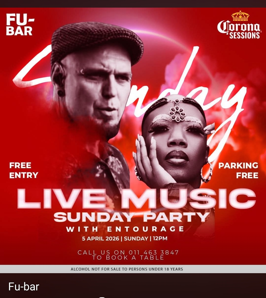 Entourage @ Fu-bar, 05-04-2026 12:00