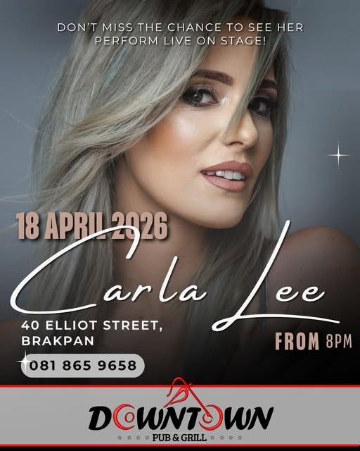 Carla Lee @ Downtown Pub & Grill, 18-04-2026 20:00