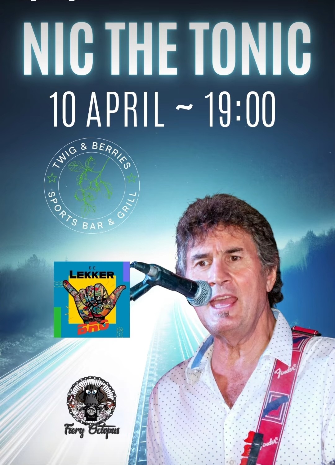 Nic The Tonic @ Twig & Berries Sports Bar & Grill, 10-04-2026 19:00