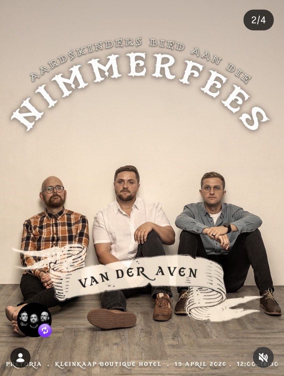 Van Der Aven @ Kleinkaap Boutique Hotel, Littleton, 19 April 2026 12:00