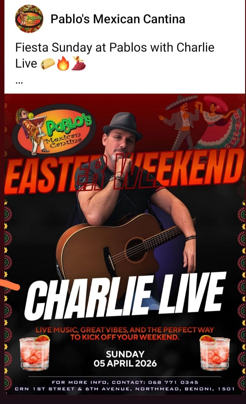 Charlie Live @ Pablo'S Mexican Cantina, 05-04-2026
