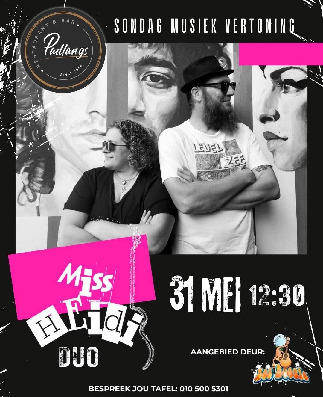Miss Heidi Duo @ Padlangs Restaurant & Bar, 31-05-2026 12:30
