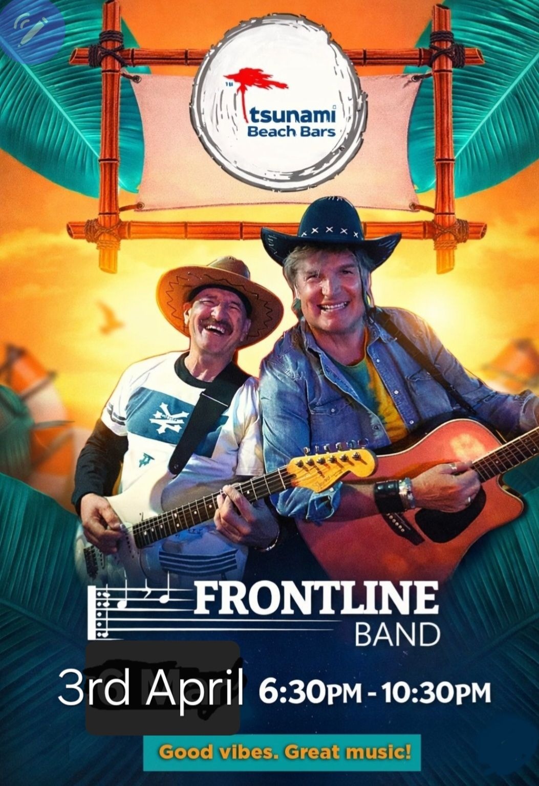 Frontline Band @ Tsunami Beach Bars, 03-04-2026 18:30