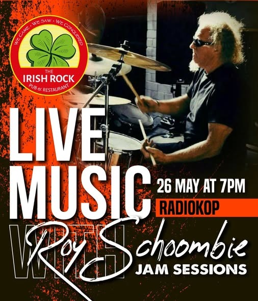 Roy Schoombie @ Irish Rock Radiokop, 26-05-2026 19:00 - Image 1