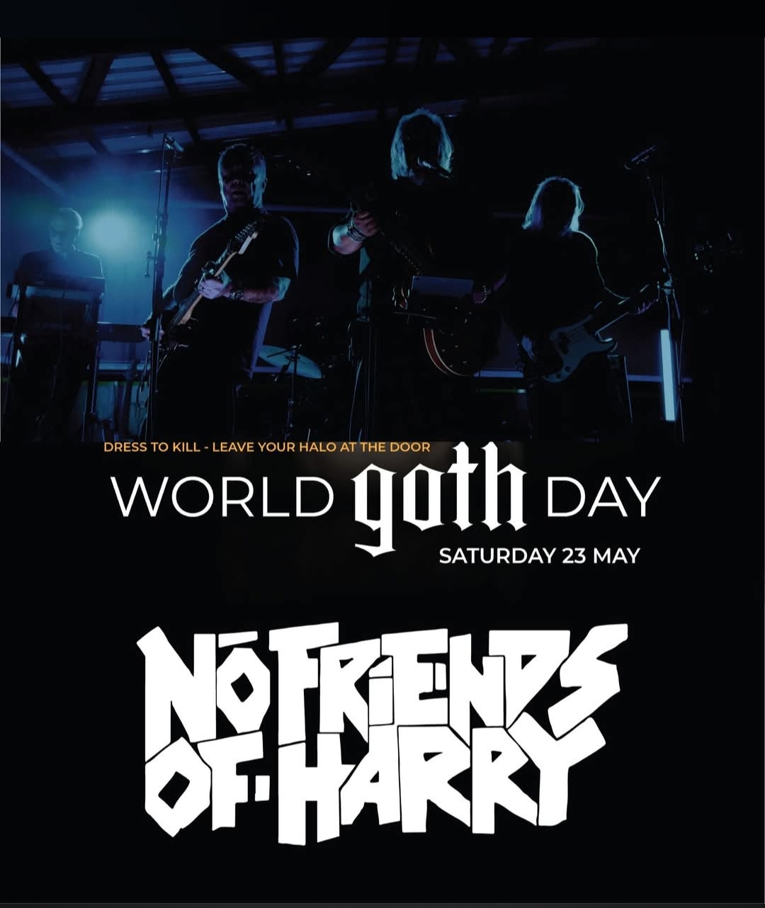 World Goth Day with No Friends of Harry @ Sognage 23 May - Image 1