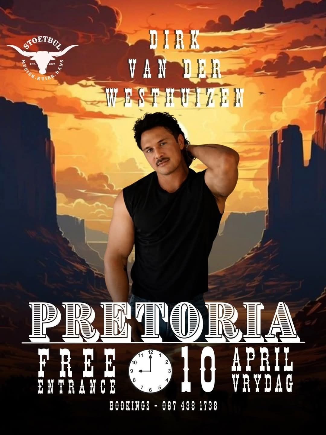 Dirk Van Der Westhuizen @ Stoetbul, Pretoria, 10-04-2026