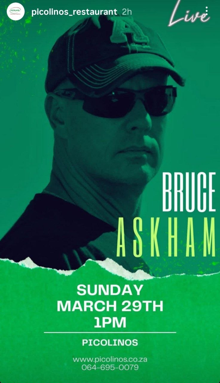 Bruce Askham @ Picolino'S, 29 March 2026 13:00