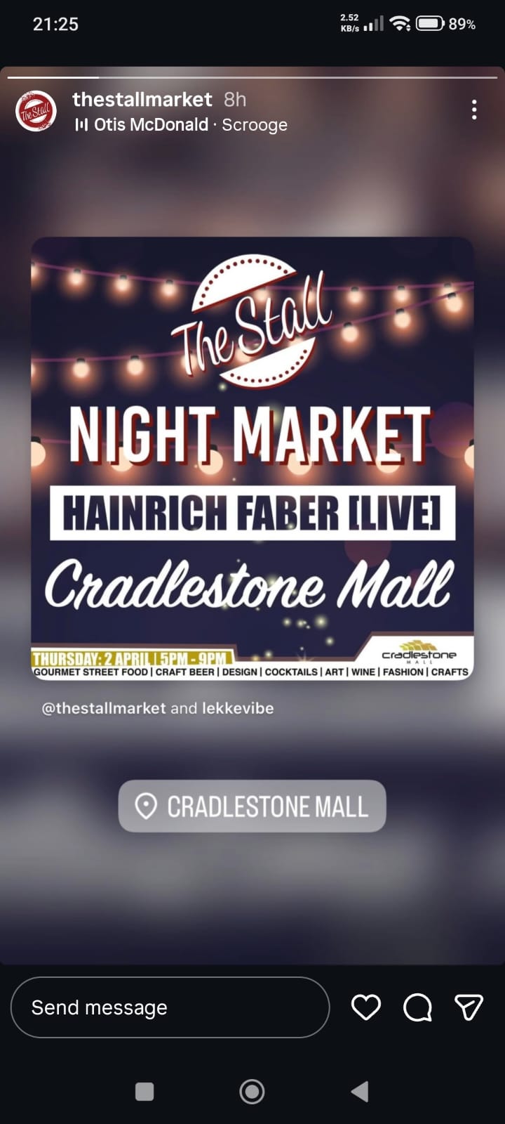 Hainrich Faber @ Cradlestone Mall, 02-04-2026 17:00