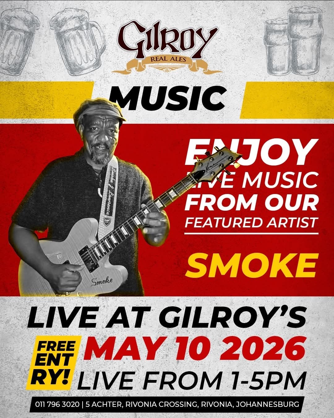 Smoke @ Gilroy's, 10-05-2026 13:00 - Image 1